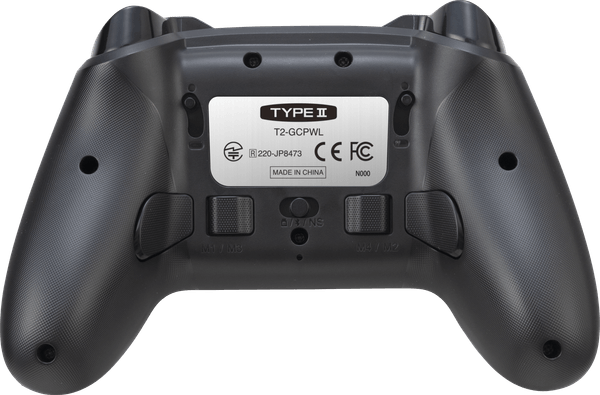 背面に4つの拡張ボタンと切り替えスイッチを搭載