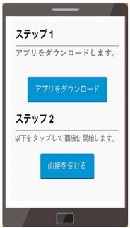 動画面接機能の利用イメージ(2)