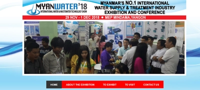 国際展示会 「ミャンマー水展示会 2018年」(AMB Tarsus Exhibitions Sdn Bhd 主催）の出展お申込み受付開始