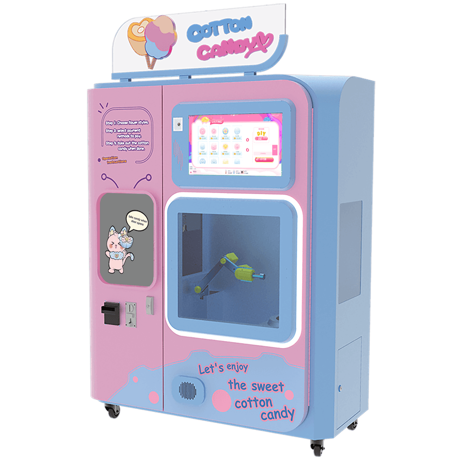次世代ロボット自販機シリーズ『わたあめ自動販売機』