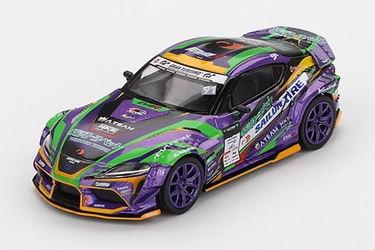 Toyota GR スープラ　 KUHL 2021 D1GP EVANGELION RACINGがミニカーで登場