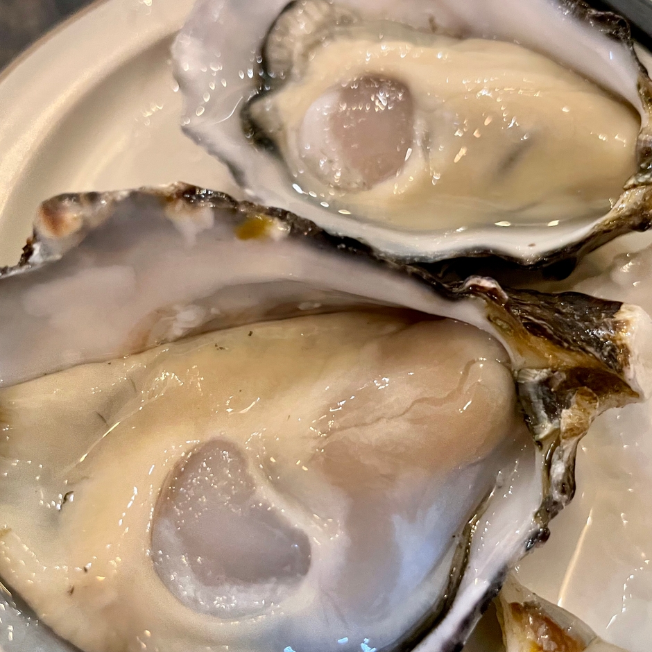 現地の海水ごといただく洗わない牡蠣　