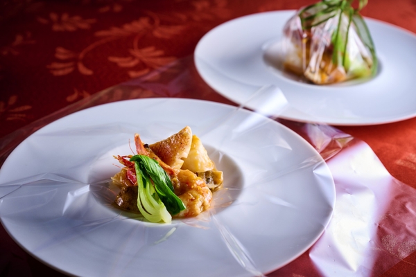 ▲淡路島三年とらふぐを使用した料理  ※イメージは昨年の料理