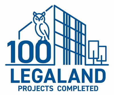LEGALAND100棟記念ロゴマーク