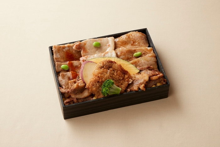 【掛村】「夢の大地4元豚食べ比べ弁当」