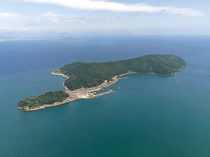 沖島全景