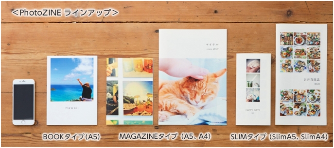 印刷仕上げのおしゃれなフォトブック「PhotoZINE」