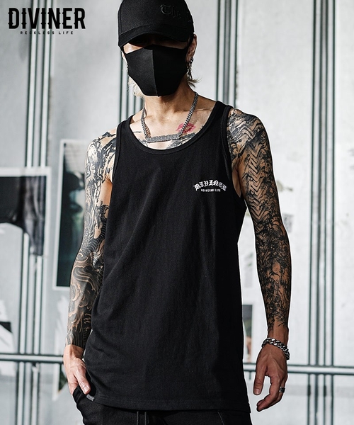 Smash The Bone Tanktop(ブラック/ホワイト)