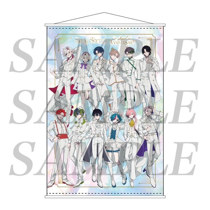 【AGF限定】B2タペストリー 2nd Anniv. ver. イベント価格:¥3,500(税込) 種類:全1種 サイズ:B2