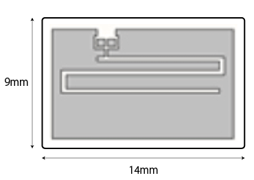 超小型金属対応ICタグ