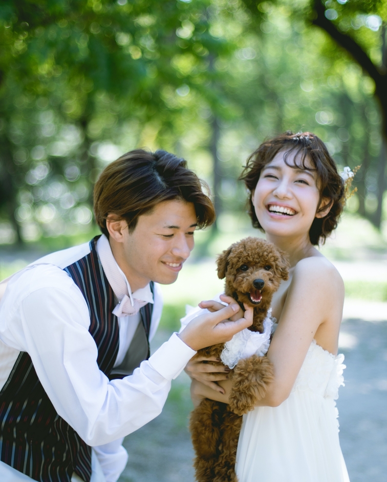 ペットと一緒に撮影することも可能