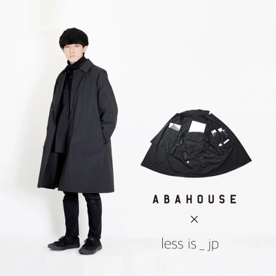 ミニマリストしぶ×ABAHOUSE 「カバンを持たないコート」2021年12月上旬発売
