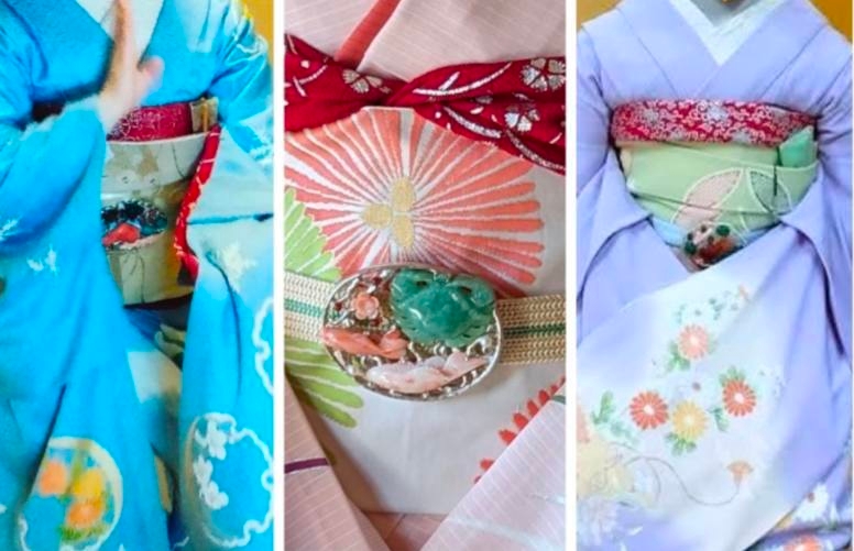 舞妓さんの装いの『要・かなめ』とも言える『ぽっちり(銀と宝石でできた大きな帯留)』