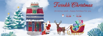 Twinkle Christmas！12月20日～12月26日、 FlexiSpotクリスマスキャンペーンが開催いたします！ セール以外SNSも抽選イベントがあり、暖かく冬を届けします！