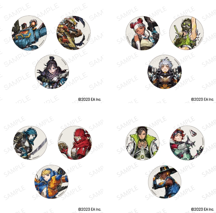 〈Apex Legends VTuber最協決定戦 缶バッジ(3個入り)(全4種)画像〉