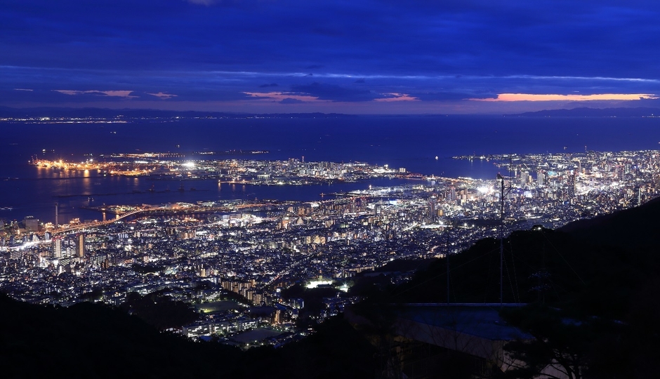「天覧台」から見える夜景(イメージ)
