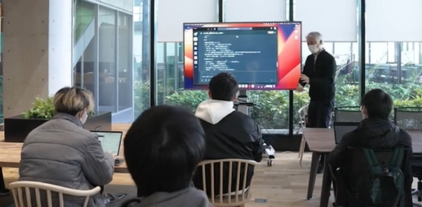 情報学部での授業の様子