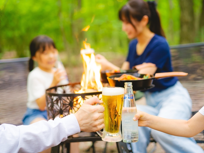 昼から生ビールが楽しめるアルコールメニュー