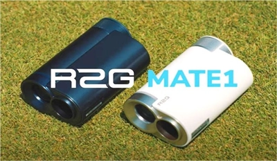 世界初！メイト機能搭載 ゴルフ用レーザー距離計「R2G MATE1」 2022年8月22日(月)Makuakeにて先行予約販売開始！ 離れた場所からでも距離のスピード測定が可能！