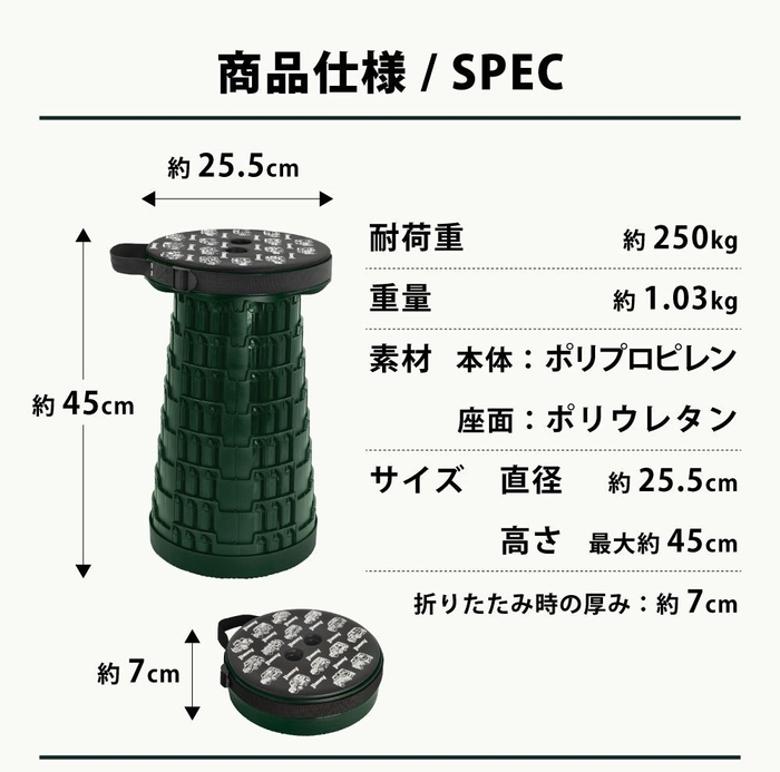 タイヤ型折り畳み椅子 SUZUKI JIMNY HISTORY