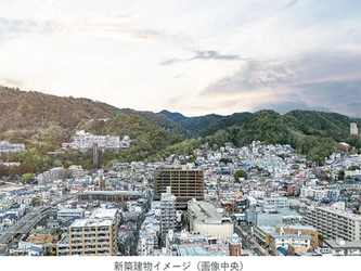 「みのおサンプラザ1号館」再生事業による 共同住宅・公共施設・店舗一体の複合マンションが着工