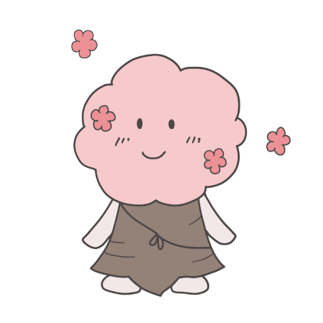 市の花・さくらがモデルの「さくらちゃん」