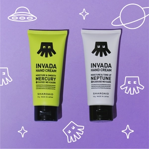 宇宙をテーマにしたハンドクリーム「INVADA」発売を記念してオリジナルバッグ付きセット【INVADA HAND CREAM SET】が数量限定で登場！