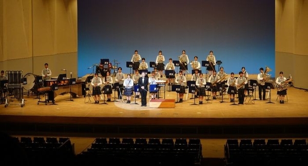 令和6年度（2024年度）「第40回吹奏楽部定期演奏会」の様子