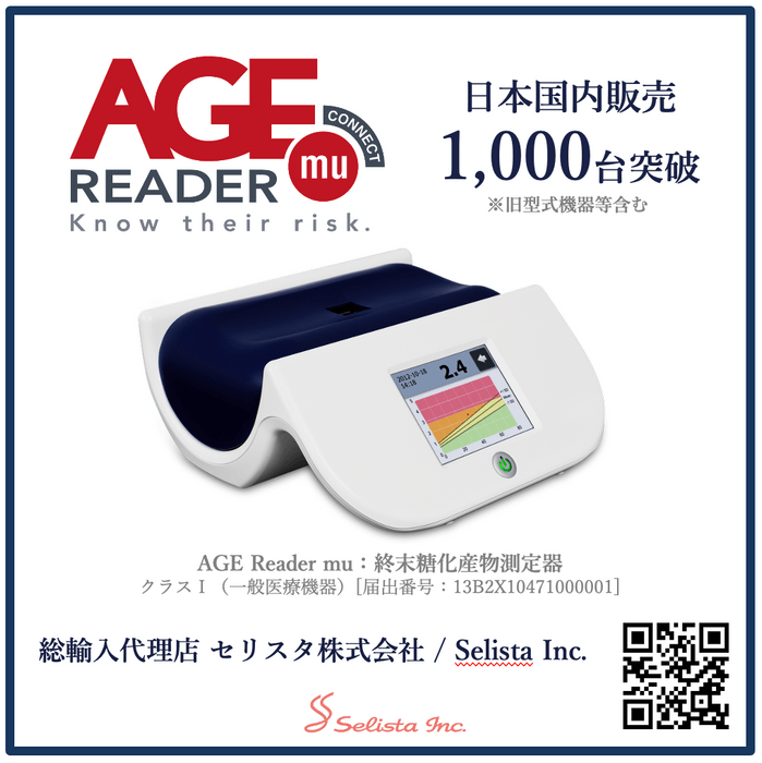 Age Reader 1&#44;000台突破_Selista