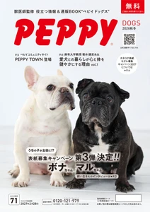 創刊32周年のペット情報通販カタログ『PEPPY』
2027年度 表紙モデル募集開始