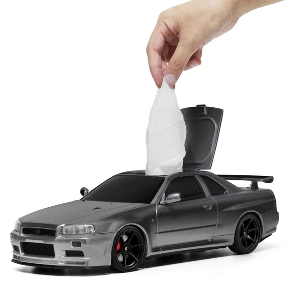 ウェットティッシュケース 日産スカイライン GT-R (BNR34)