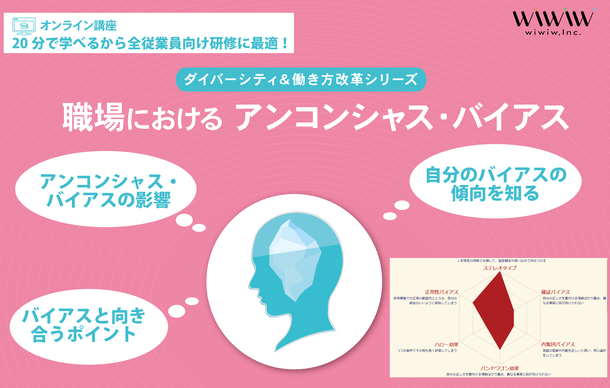 eラーニング ＜ダイバーシティ＆働き方改革シリーズ＞職場におけるアンコンシャス・バイアス