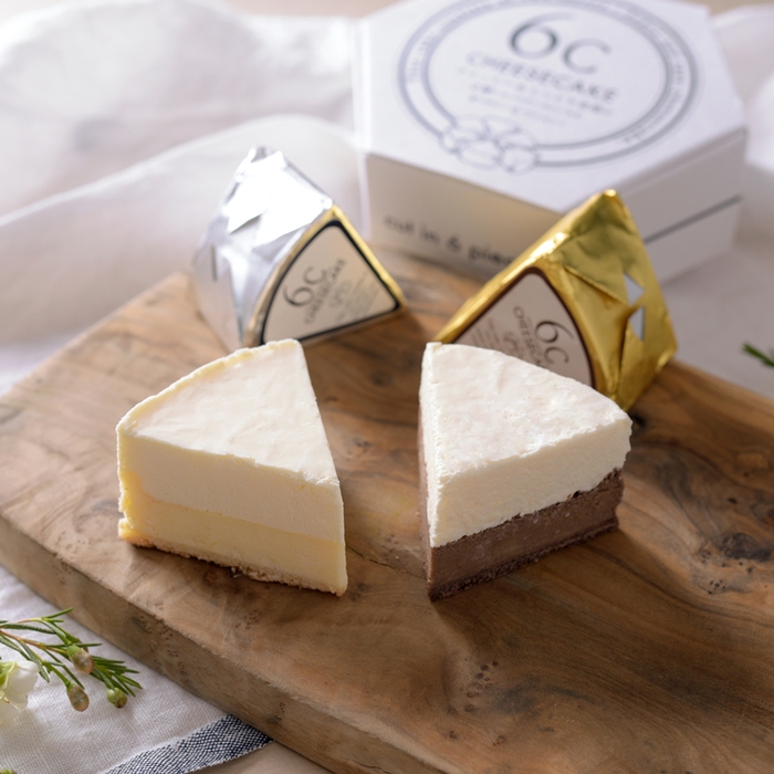 6C チーズケーキ アソートA プレーン・チョコ 各3個入 1,500円