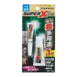 手軽にDIY。電動工具を使わず1分で固定できる 超多用途接着剤「スーパーXデュオ」を新発売