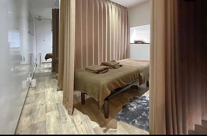 施術ルームが3室のゆとりあるスぺース