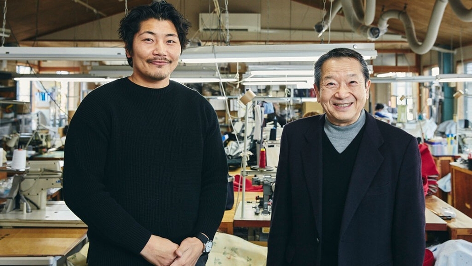 西山 将士さん(左)・種井 美文社長(右)