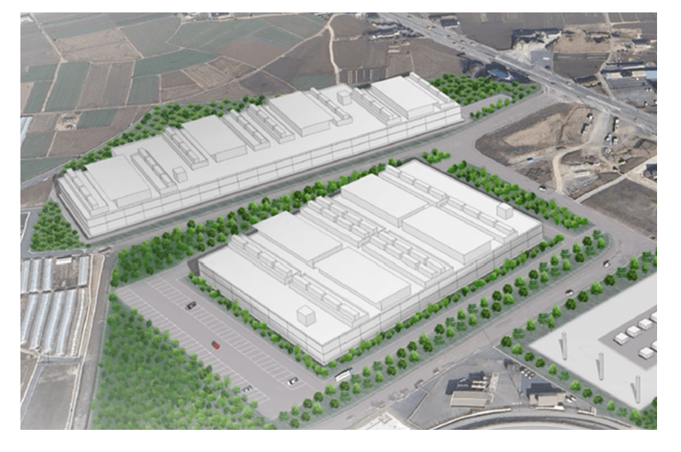 関東エリア大規模データセンター（完成イメージ）