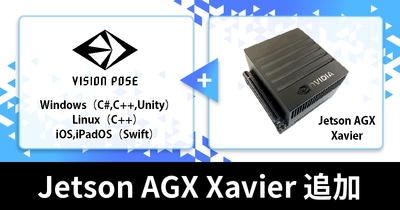 ドローンなどの自律動作マシン向けの開発も可能に　 姿勢推定AIエンジンVisionPose SDKが 「Jetson AGX Xavier」に対応し6月11日から提供開始