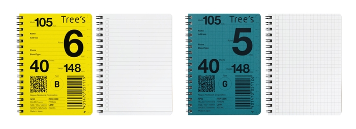 Tree's『Wリングメモ』A6サイズ 2