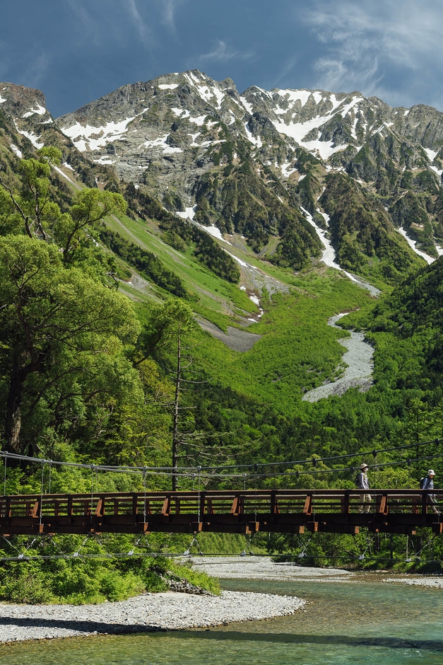 夏の穂高連峰