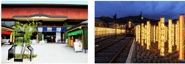 嵐電嵐山駅