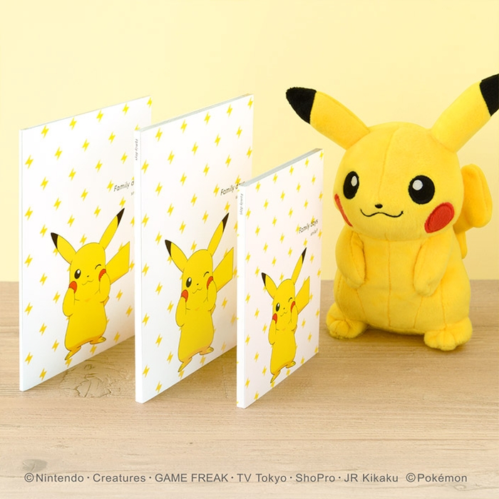 利用シーンに合わせて作れる3サイズ展開(B6サイズ・64ページ/B6サイズ・24ページ/A6サイズ・64ページ)