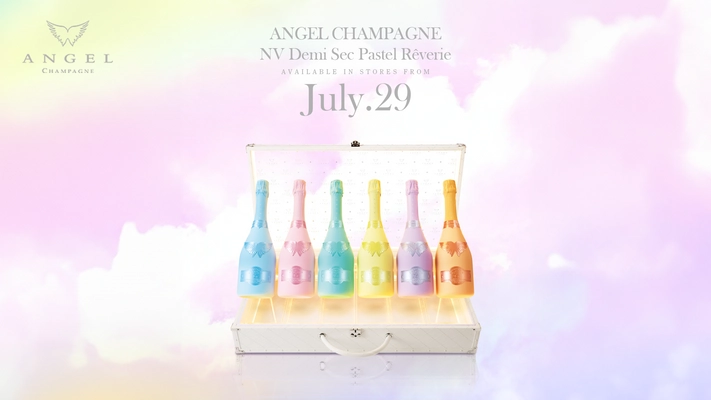 日本上陸7周年を迎えた『ANGEL CHAMPAGNE』が アタッシュケース 『NV Demi Sec Pastel Reverie(パステル・レヴリ)』を 2025年7月29日(火)より販売開始！