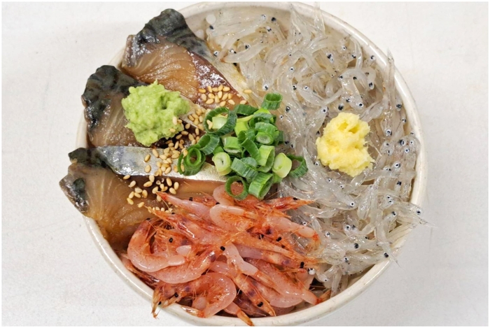 「関サバと駿河の幸」~生しらす・生桜えび~