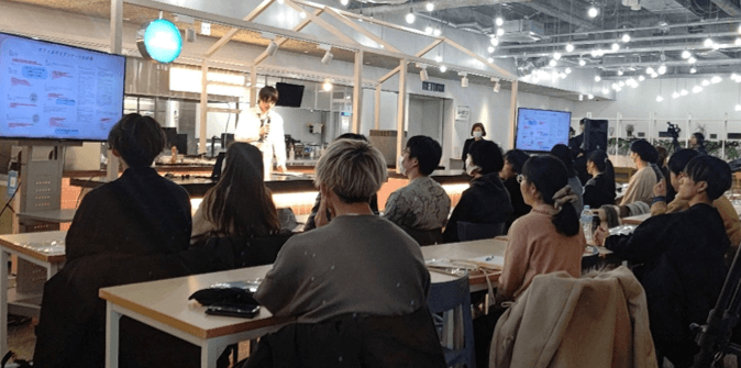 令和6年(2024年)2月に実施した「食と栄養」イベントの様子