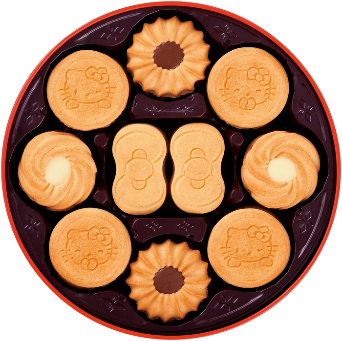 バタークッキー缶(ハローキティ)中身