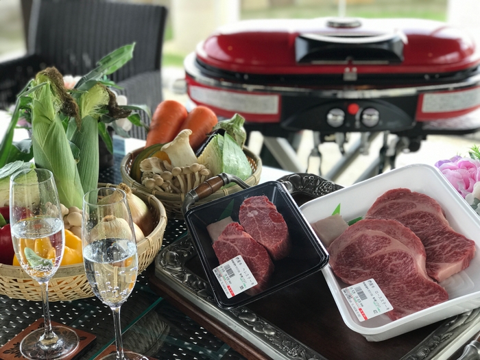 椚座牛食材見本 BBQ用4人前