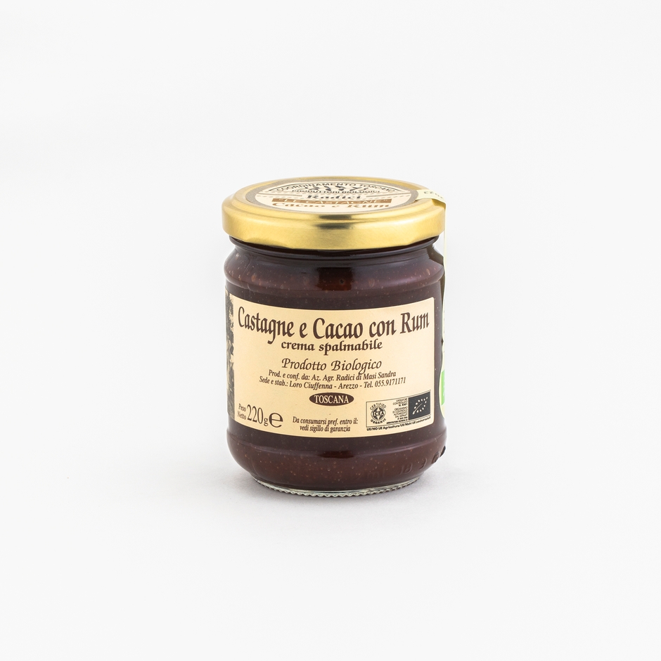 栗のクリーム・チョコラム風味220g ¥1180