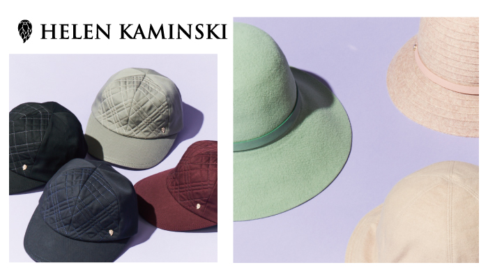 HELEN KAMINSKI(ヘレンカミンスキー) 寒い冬にぴったりな帽子をご紹介