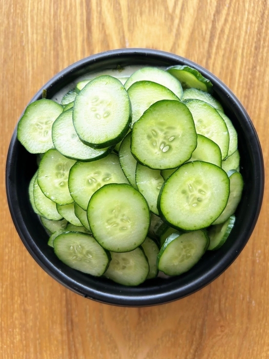 きゅうりも、リズムに乗ってスライスし放題!